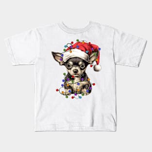 Christmas Puppy Kids T-Shirt